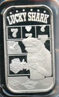 1 oz #70/125 Lucky Shark Postal Express Mint + 1/10th Patch & Chip .999 silver