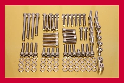 V2A Schraubensatz Edelstahl Motorschrauben für Suzuki Bandit GSF 600 1995-2000