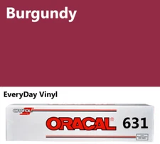 Burgundy Oracal 631 12"x5' roll matte Adhesive Vinyl Craft Hobby Sign Cutter