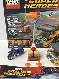 Lego Marvel Super Heroes 76067 Tanker Truck Takedown 100% Complete W/Box & Ins