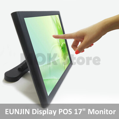 EUNJIN Display POS 17'' LCD Touch Screen Monitor ED170 VGA HDMI / Win XP Vista 7=