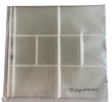 Becky Higgins Project Life 12X12 Page Protectors Clear Design A Refill Lot 44