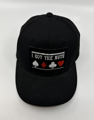 Decky I GOT THE NUTS Strapback Trucker Hat Black OSFM