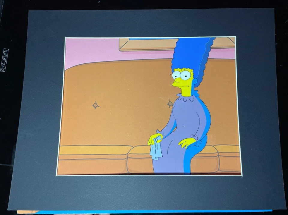 Los Simpson Animación Arte Celular Fondo Vintage Dibujos Animados MARGE SIMPSON I14 Foto 4 de 4