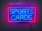 Sport Cards Store Open Acrylic 17"x12" Neon Lamp Light Sign Display Wall Decor