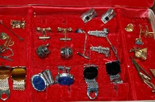 Cufflinks , Tie Clips Lot Very cool Lot