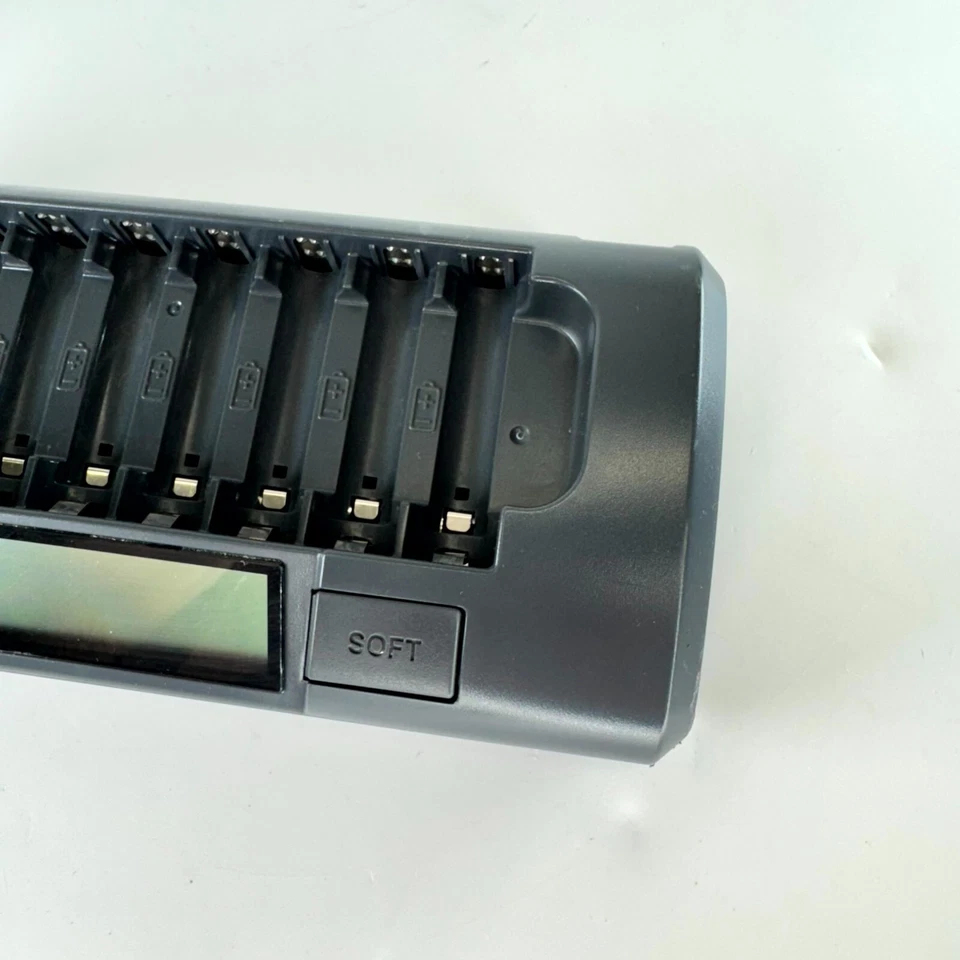 Powerex Maha MH-C800S 8 Cell AA/AAA NiCD Batteries Quick Charger Black 1000mA - Image 3 of 4