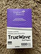 Graham TrueWave End Papers Hair Perm Styling Dispense 1000 Papers 2.25" x 3.25"