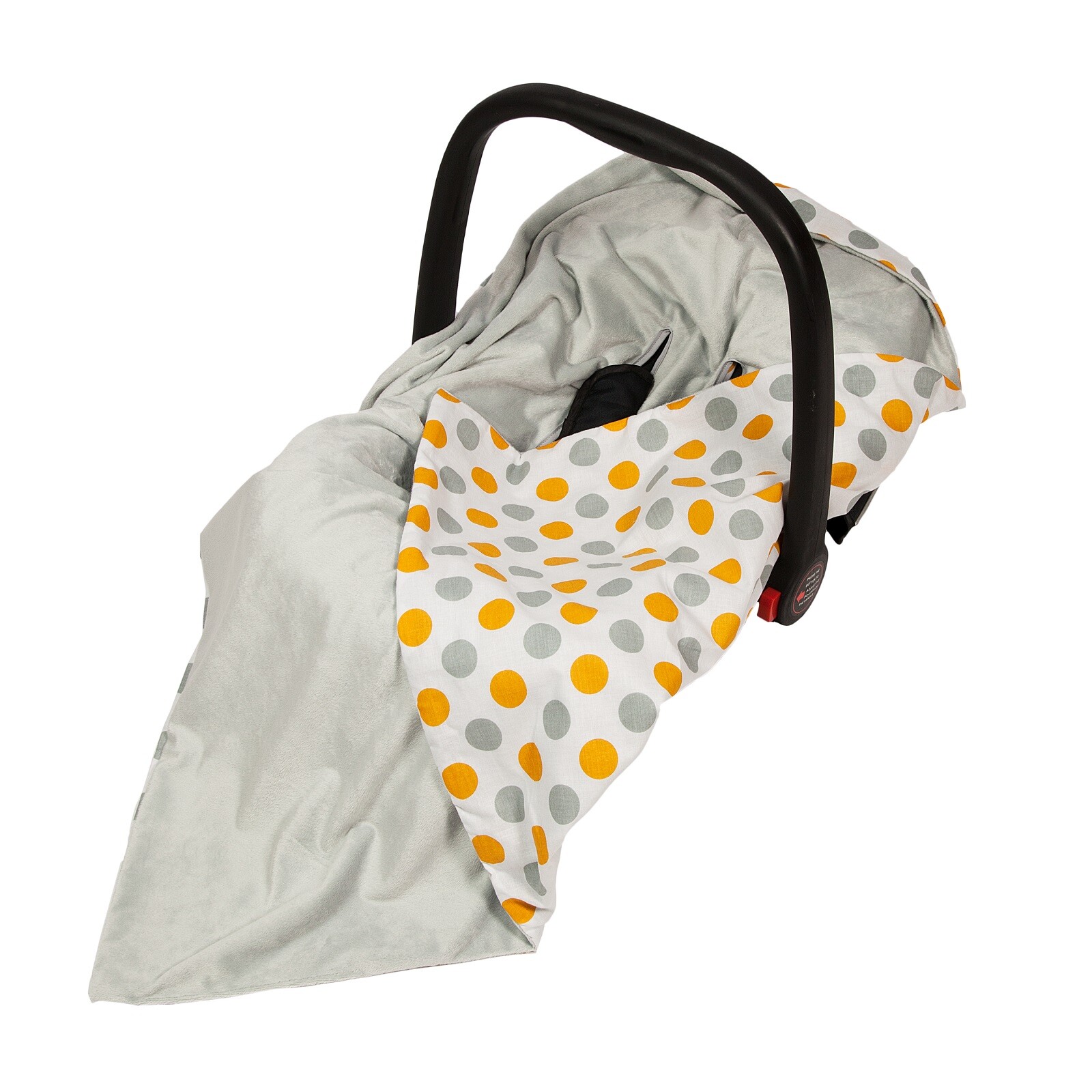 Baby Wrap For Car Seat / Travel Wrap / Car Seat Blanket With Bees