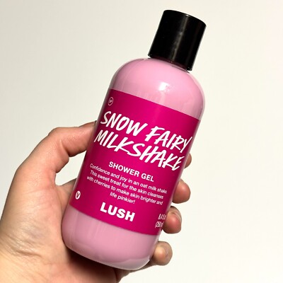 NEW SEALED Lush Snow Fairy MILKSHAKE fl oz 250ml Shower Gel
