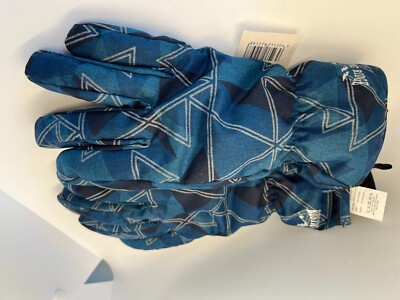 MENS BLUE LARGE Snow Gloves WINTER SLED SKI 