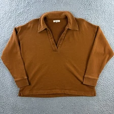 Madewell Sweatshirt Womens XS Oversized French Terry Frank Eileen Jungmaven