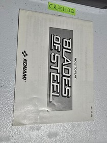 Blades of Steel with Manual (Nintendo NES, 1988) with Manual Ice Hockey Tested