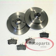 Bremsscheiben Ø 226 mm + Bremsbeläge hinten für VW Golf III + IV Cabrio
