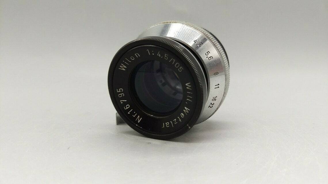 Will. WETZLAR Wilon f/4,5 105mm Vintage Enlarging Lens Enlarger M39 Screw Mount Nowość w magazynie