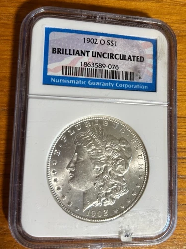 1902 O - $1 Morgan Dollar - BU - NGC
