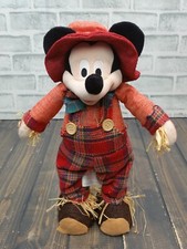 2016 Kcare DISNEY 13" Mickey  Minnie Mouse Harvest SCARECROW Fall Autumn