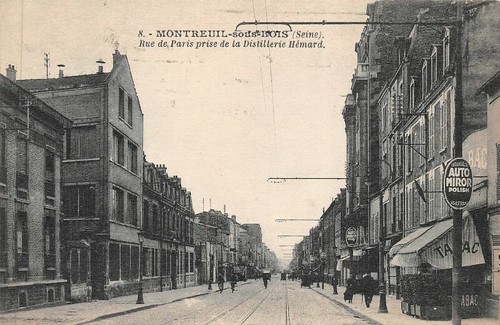 ImagesDéfense - Montreuil (93). Porte de Montreuil. Vue vers le nord-ouest