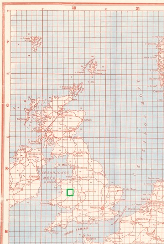 Russian Soviet Military Topographic Map - NEWTOWN (UK, Wales), 1:100K, ed. 1986 - Picture 7 of 7