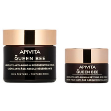 APIVITA Queen Bee Daily Holistic Set - Crema Viso Ricca 50ml e Crema Occhi 15ml