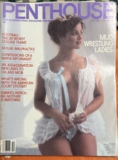 VINTAGE 1981 PENTHOUSE MUD WRESTLING WOMEN NUDE PICTORIALS JFK ASSASSINATION 15