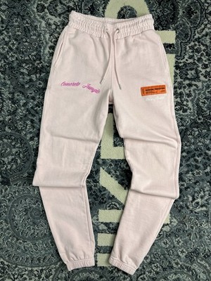 Women Heron Preston Sweatpants Concrete Jungle Size XS Pink 