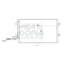 Condensateur Volvo V50