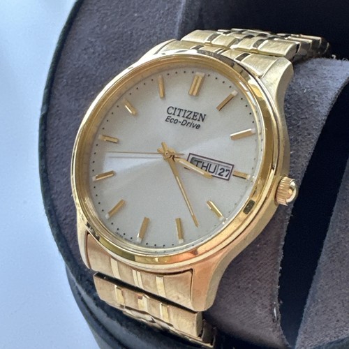 Citizen Men's Bracelet Eco Drive Flexible Band Men's Watch Item No. BM8452-99P - Picture 4 of 24