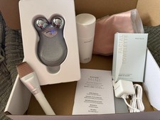 NuFACE Mini Facial Toning Device w/ Aqua Gel, New Open Box. 8m