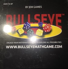 Bullsevemathgame by Jem Games Age 7 Up Factory Sealed Packaging