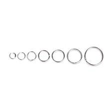 Reusable Silver Jewelry Making Rings Durable Jump Rings for Craft Projects