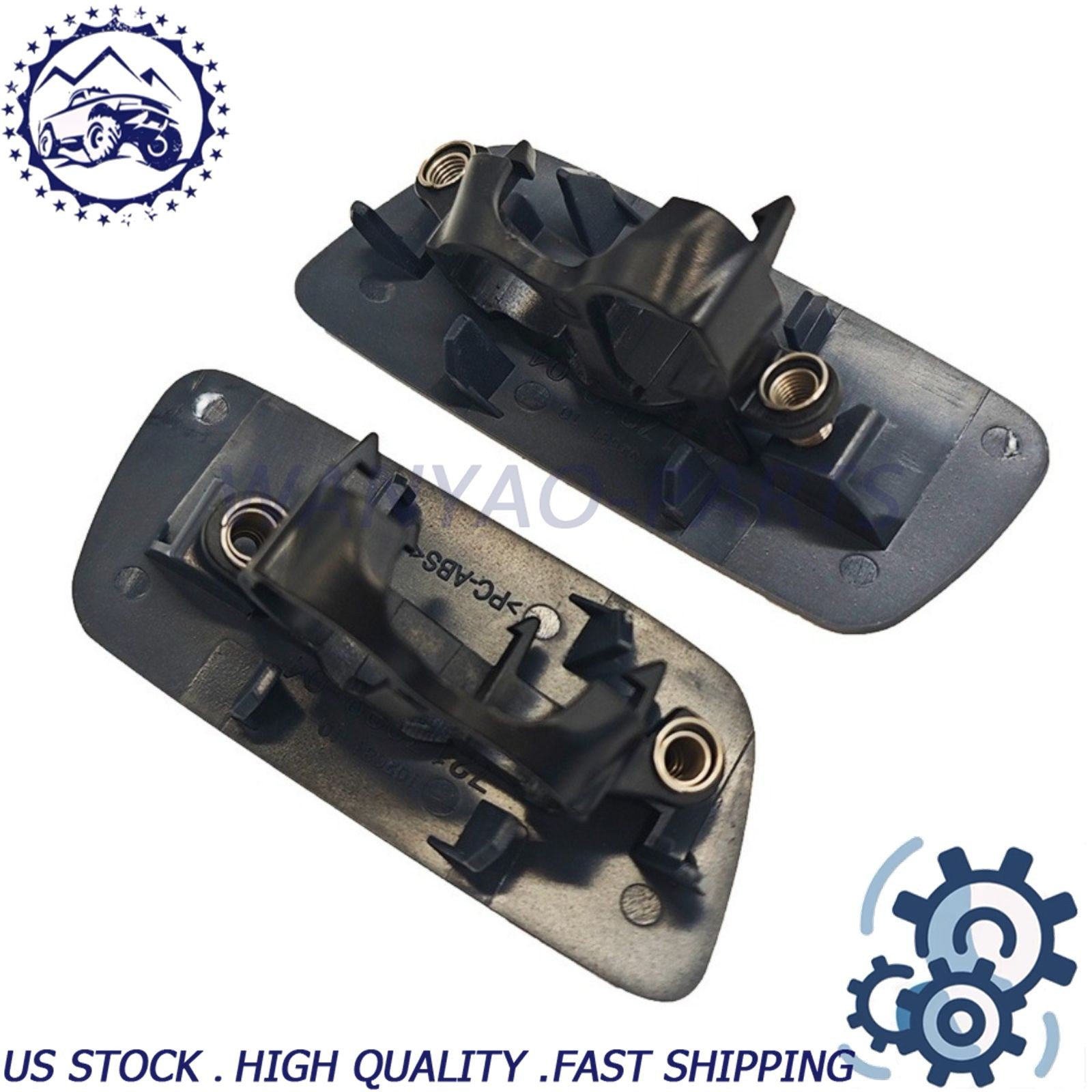 For 10-18 Rolls-Royce Ghost Pair Headlamp Washer Cover Front LH RH 61677244959