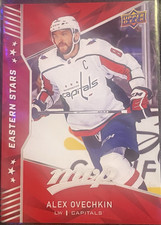 Upper Deck MVP 2018-19 Alex Ovechkin Eastern Stars Insert ES-2 Capitals