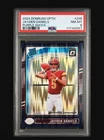 2024 Donruss Optic #248 Jayden Daniels RC Purple Shock PSA NM MT 8