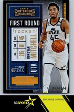 2020-21 Panini Contenders Game Ticket  #22 Donovan Mitchell /149  S3