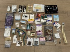 Huge Jewelry Making Lot Wire Findings BEADS Wire Supplies Clasps Chain Tools LBs