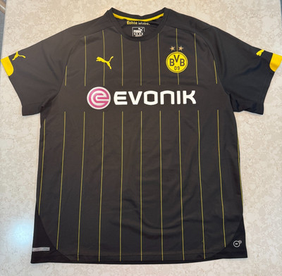 Puma Echte Liebe Evonik Dortmund Away Soccer Jersey Size XXL Black Dry Cell