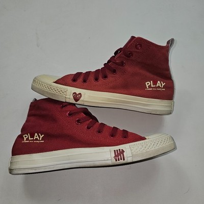 CONVERSE X UNDEFEATED CDG   Comme Des Garcons Play   shoes size US 8,5