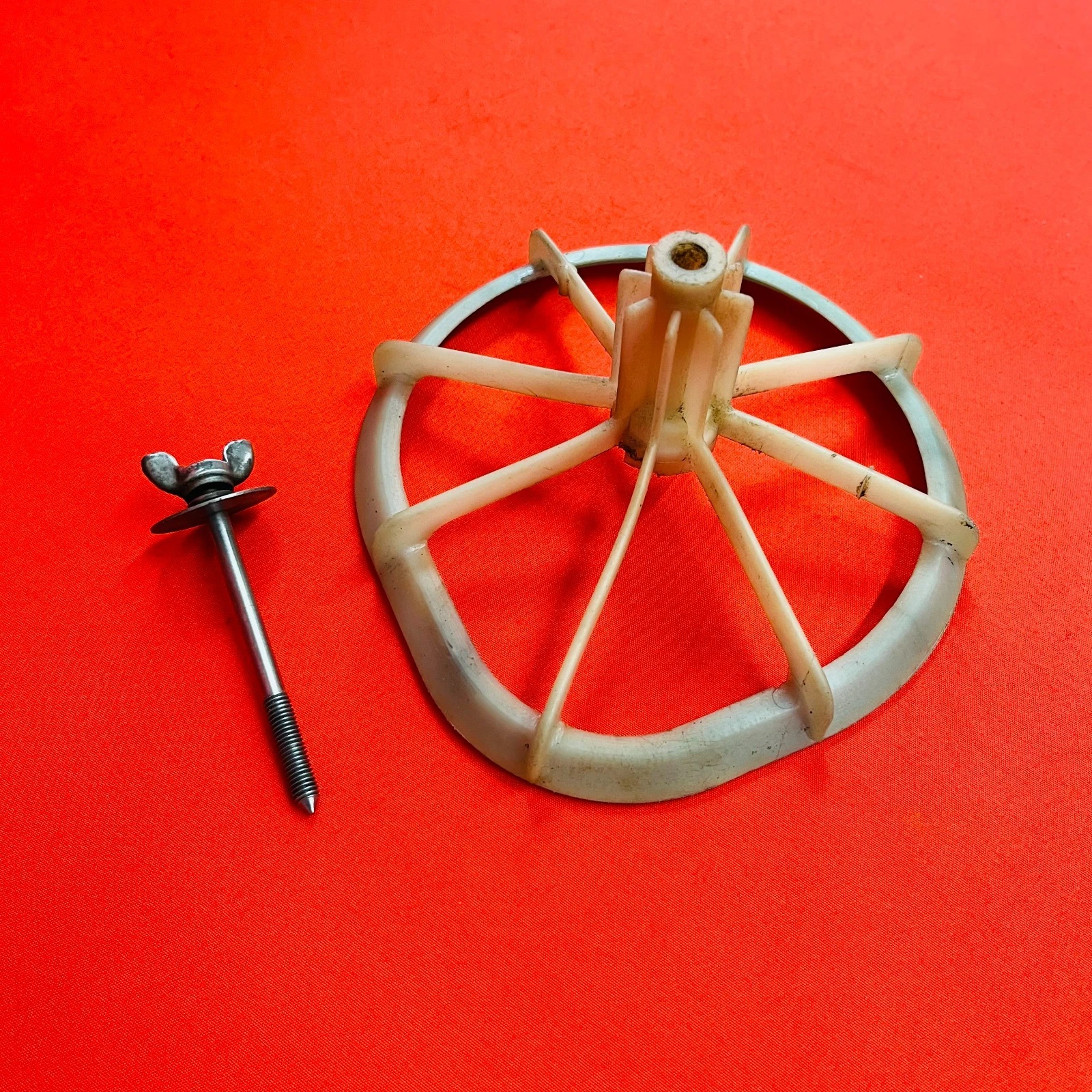 CR125 AIR FILTER CAGE BASE BOLT WINGNUT MOUNT GENUINE OEM HONDA CR 125 R (89-01)