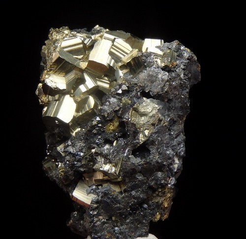 PYRITE & GALENA & CHALCOPYRITE & SPHALERITE -- Bulgaria - MADAN /pl672 - Picture 3 of 16