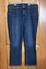 NYDJ Jeans Women  s 14 Lift x Tuck Sheri Slim Technology Dark Wash Casual Preppy
