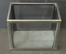 Vintage 2 Gallon Chrome  Glass Aquarium Excellent Original Condition