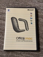 Microsoft Office Mac 2004 Student and Teacher Edition COMPLETE w/ 3 Product Key