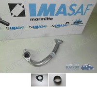 Imasaf Auspuff Hosenrohr+Dichtungen für Citroen / Peugeot 106+Saxo+Ax 1.5D 94-04