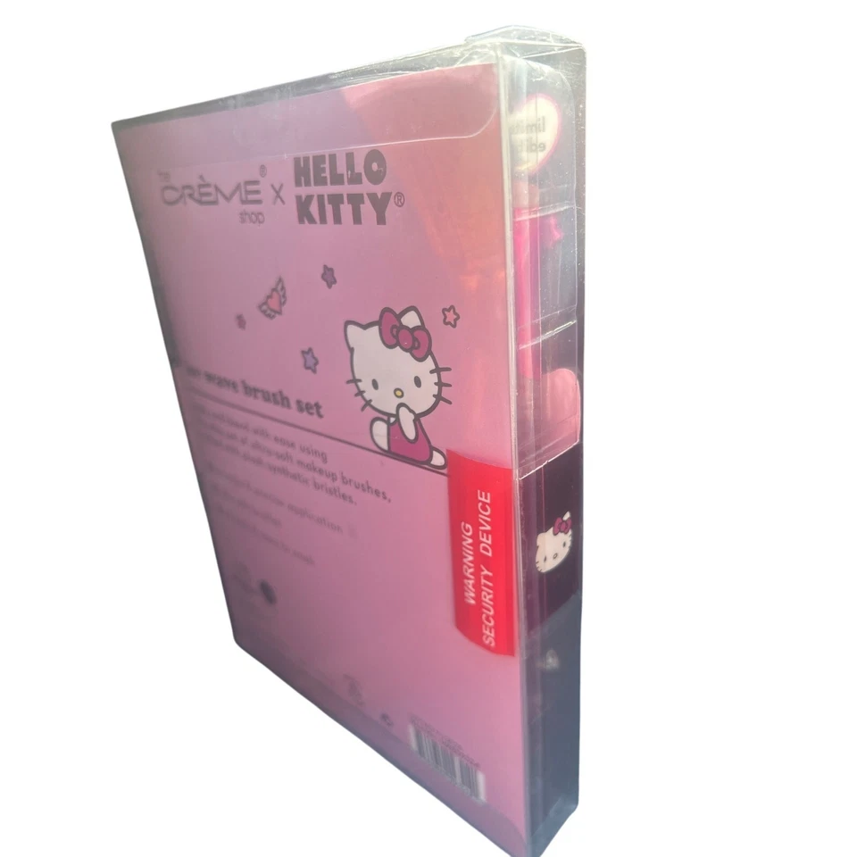 Hello Kitty the PINK CREME shop NUEVO JUEGO DE PINCELES LUV WAVE.   Foto 4 de 4