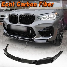 Frontlippe Frontspoiler Spoilerlippe Carbon f�r BMW F97 X3 M F98 X4 M 2019-2023