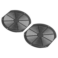 172mm Fan Filter, 2 Pack ABS Plastic Ventilator Grill Protector Guard, Black