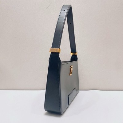 Burberry TB Hobo Bag Calfskin Shoulder Bag Underarm Top Handle Bag