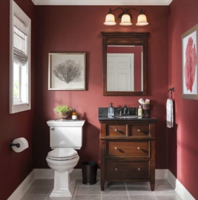 Barra de tocador de 3 luces allen + roth 22,83 x 9,01 x 9,45 con acabado bronce frotado con aceite. Foto 4 de 4