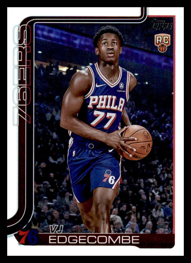 2025-26 Topps #203 VJ Edgecombe Holo Foil